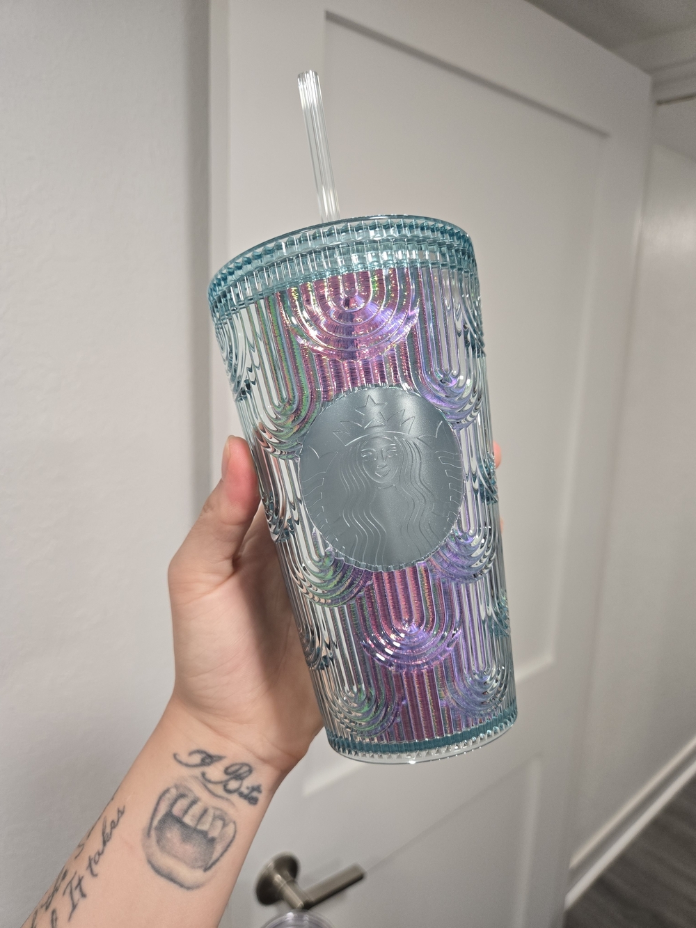 Starbucks Iridescent Seafoam Reusable Tumbler